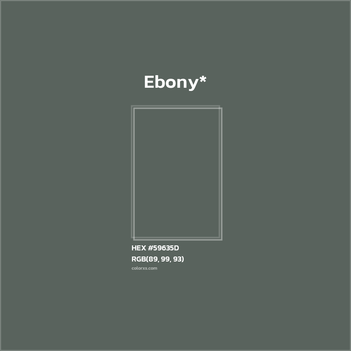 HEX #59635D Color Name, Color Code, Palettes, Similar Paints, Images