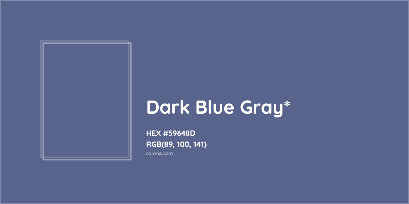 HEX #59648D Color Name, Color Code, Palettes, Similar Paints, Images