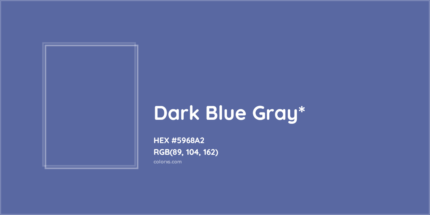 HEX #5968A2 Color Name, Color Code, Palettes, Similar Paints, Images