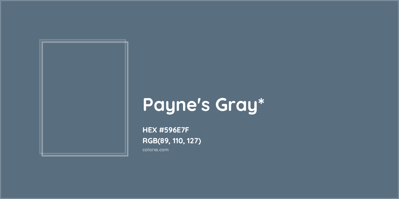HEX #596E7F Color Name, Color Code, Palettes, Similar Paints, Images