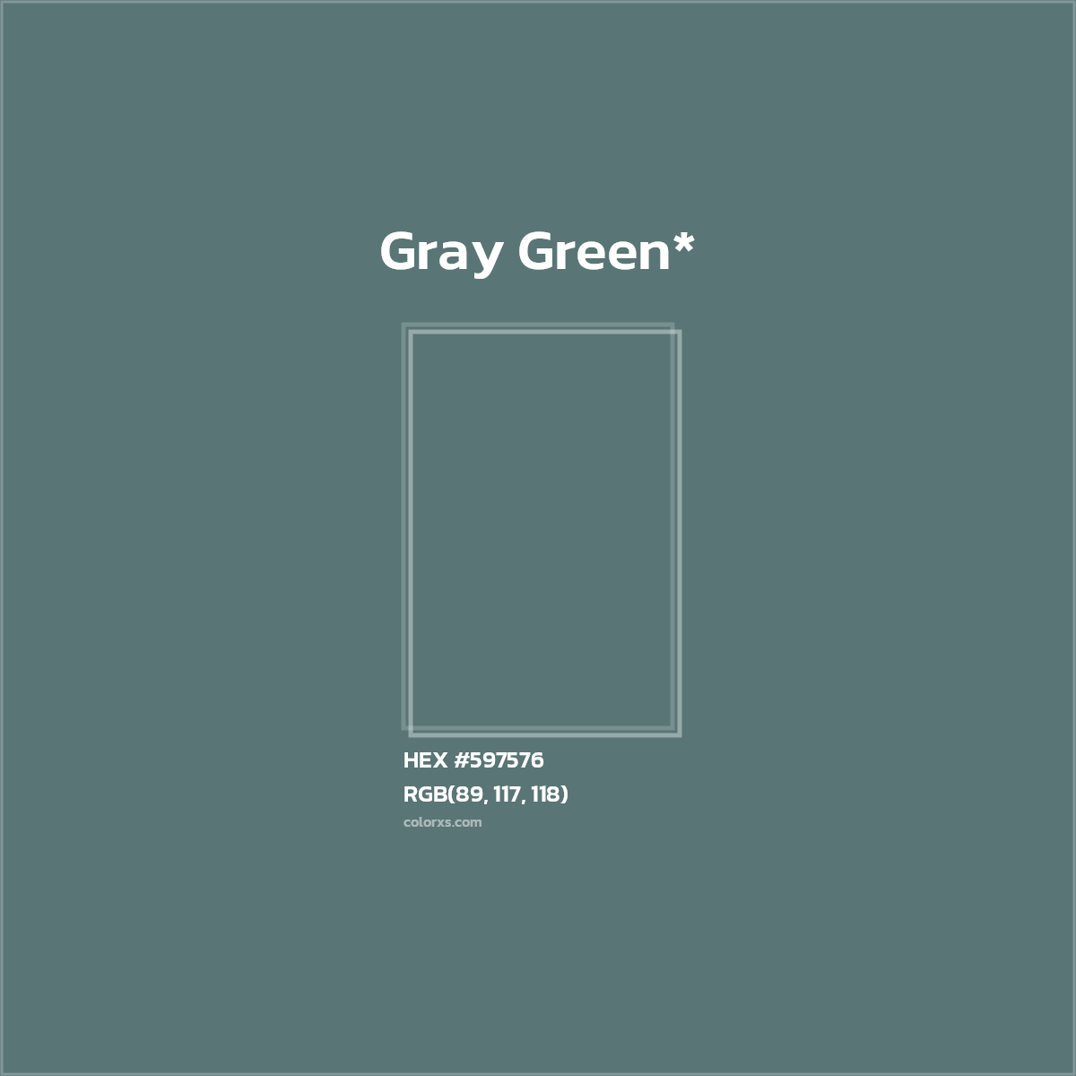 HEX #597576 Color Name, Color Code, Palettes, Similar Paints, Images