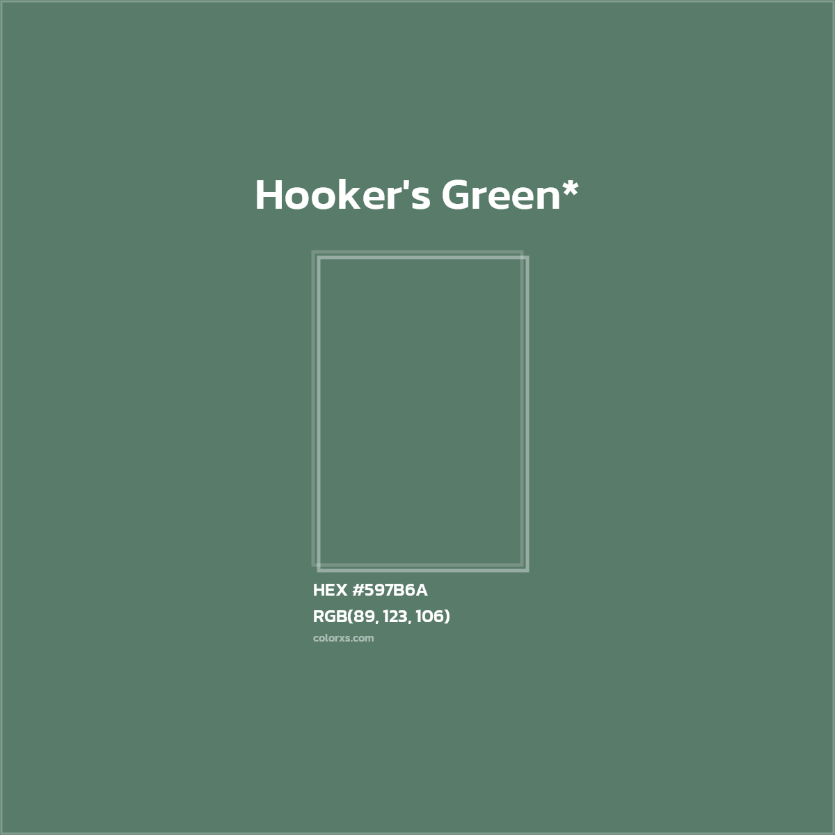 HEX #597B6A Color Name, Color Code, Palettes, Similar Paints, Images