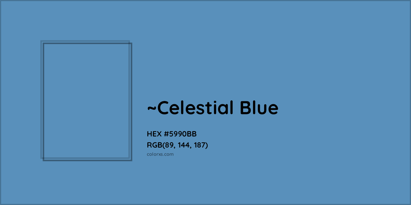 HEX #5990BB Color Name, Color Code, Palettes, Similar Paints, Images