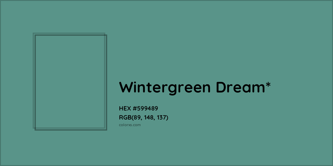 HEX #599489 Color Name, Color Code, Palettes, Similar Paints, Images