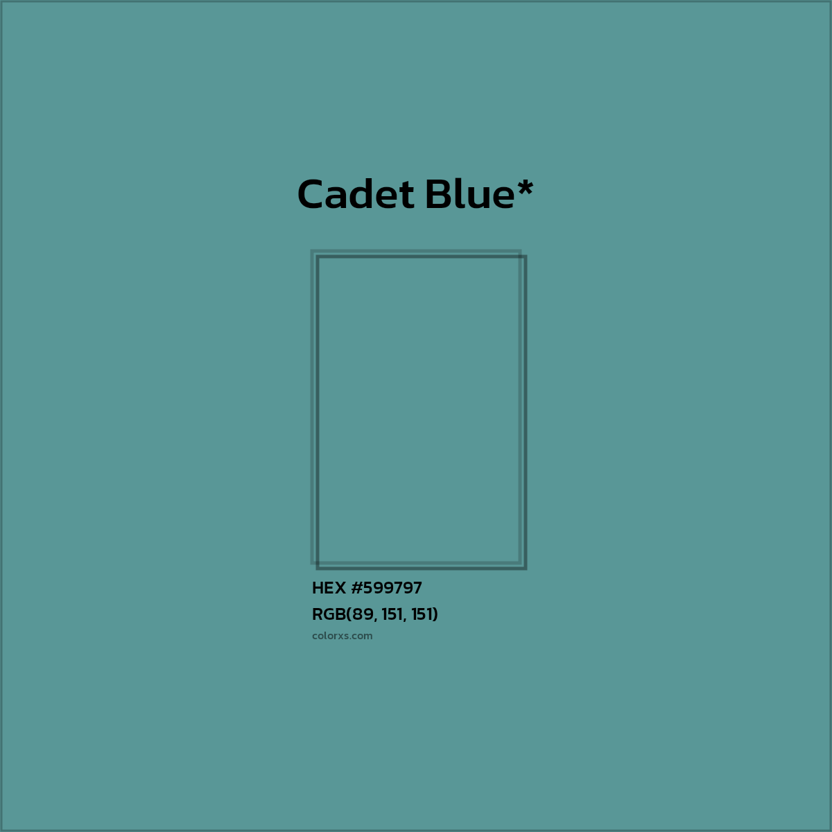 HEX #599797 Color Name, Color Code, Palettes, Similar Paints, Images