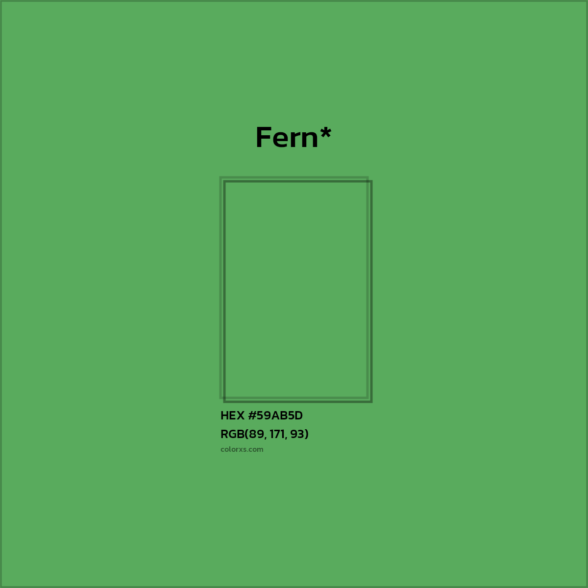 HEX #59AB5D Color Name, Color Code, Palettes, Similar Paints, Images