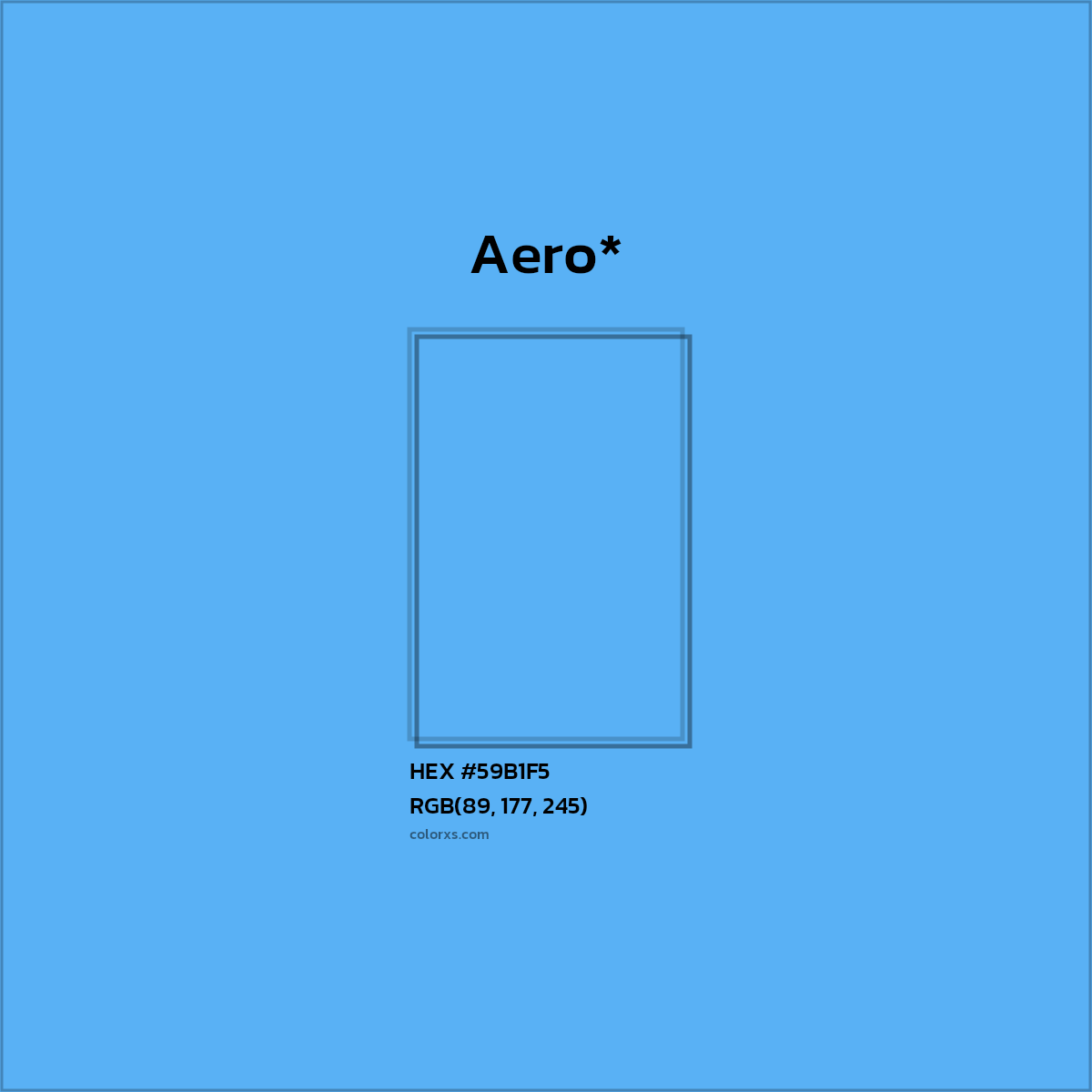 HEX #59B1F5 Color Name, Color Code, Palettes, Similar Paints, Images