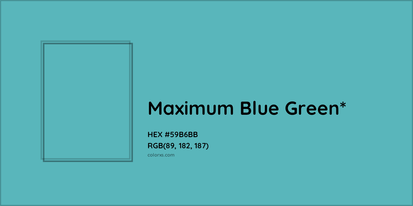 HEX #59B6BB Color Name, Color Code, Palettes, Similar Paints, Images