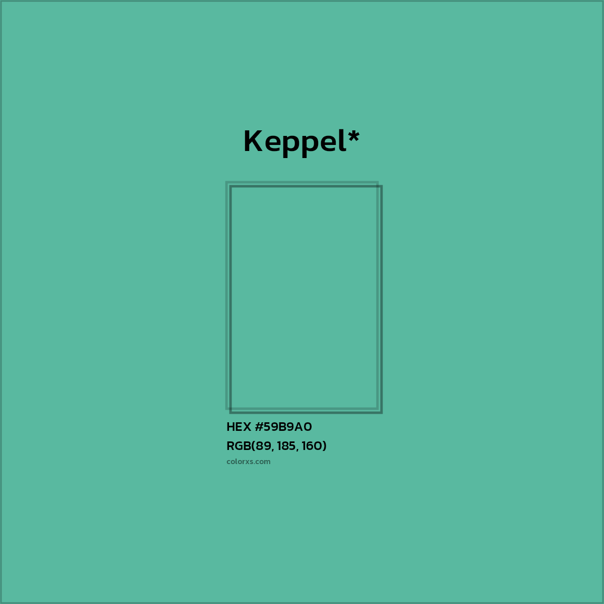 HEX #59B9A0 Color Name, Color Code, Palettes, Similar Paints, Images
