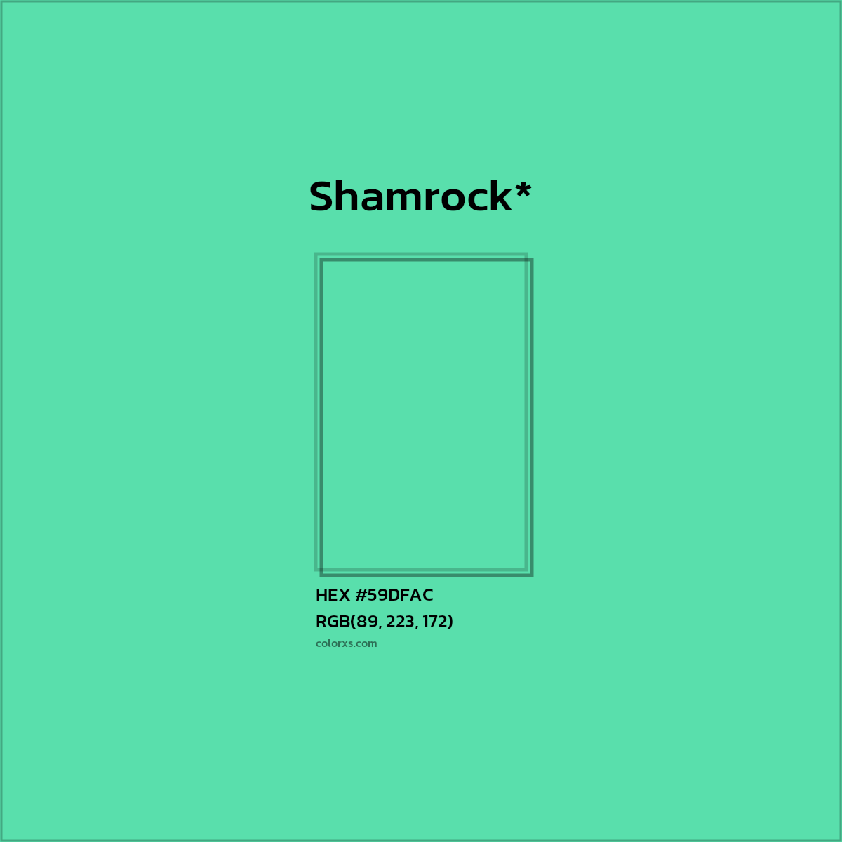 HEX #59DFAC Color Name, Color Code, Palettes, Similar Paints, Images