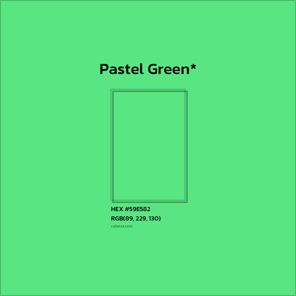 HEX #59E582 Color Name, Color Code, Palettes, Similar Paints, Images