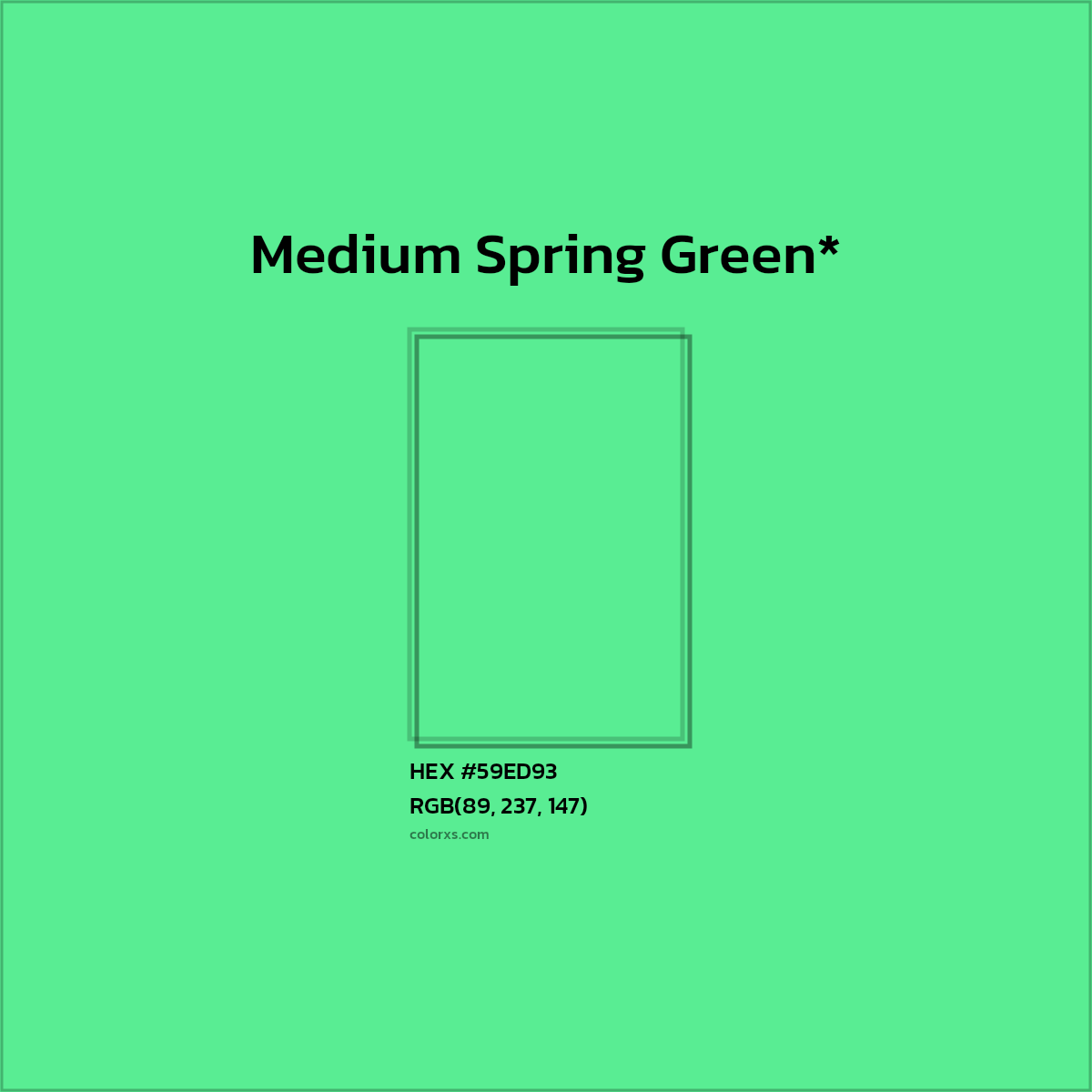 HEX #59ED93 Color Name, Color Code, Palettes, Similar Paints, Images