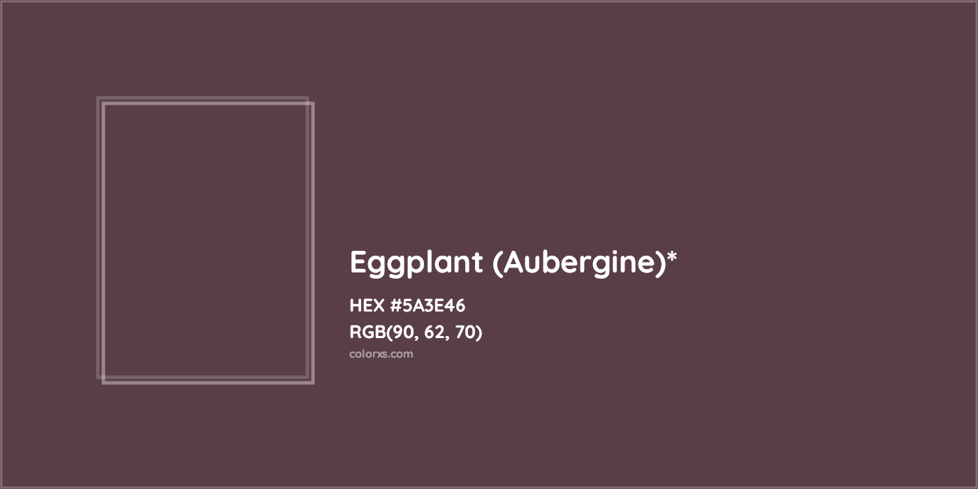 HEX #5A3E46 Color Name, Color Code, Palettes, Similar Paints, Images