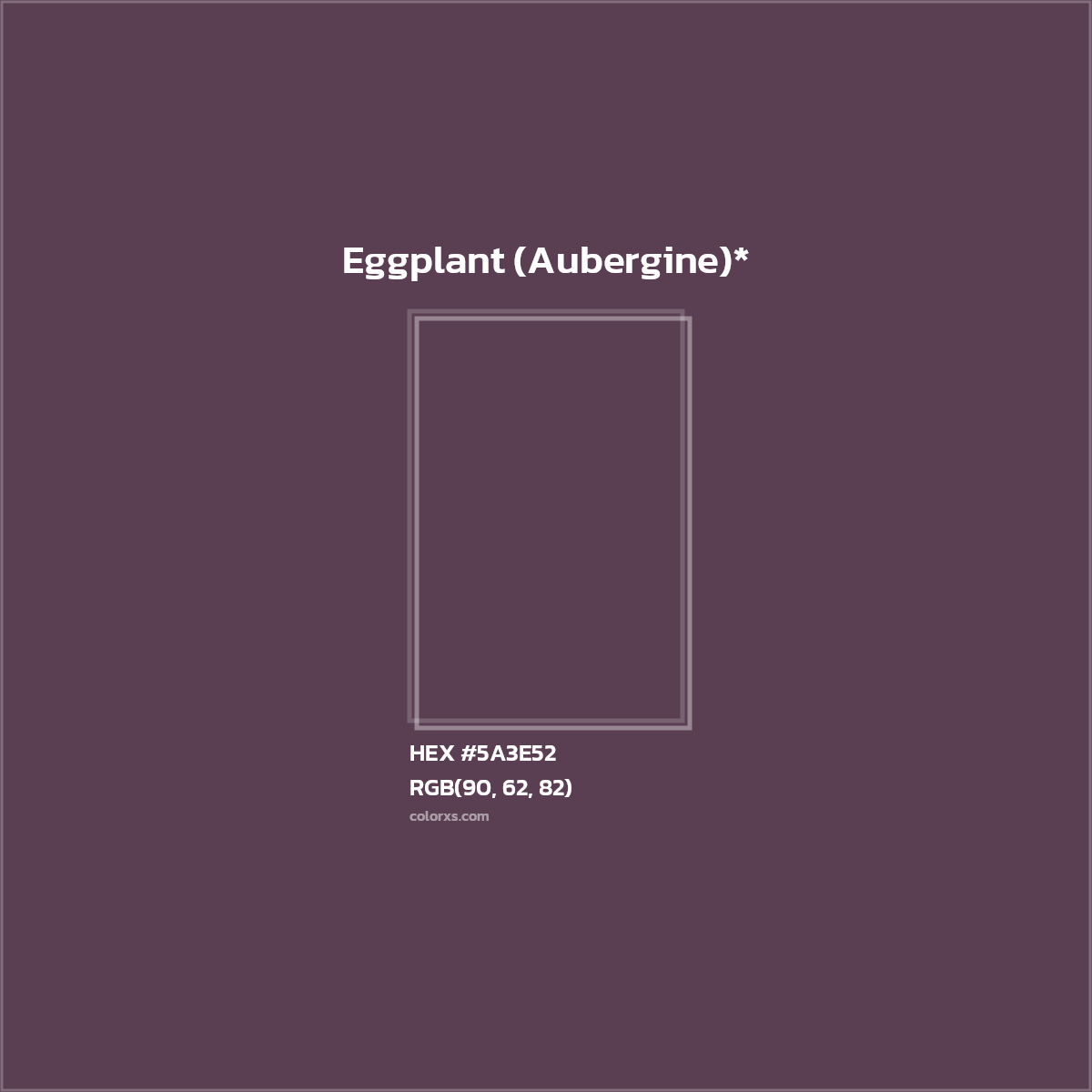 HEX #5A3E52 Color Name, Color Code, Palettes, Similar Paints, Images