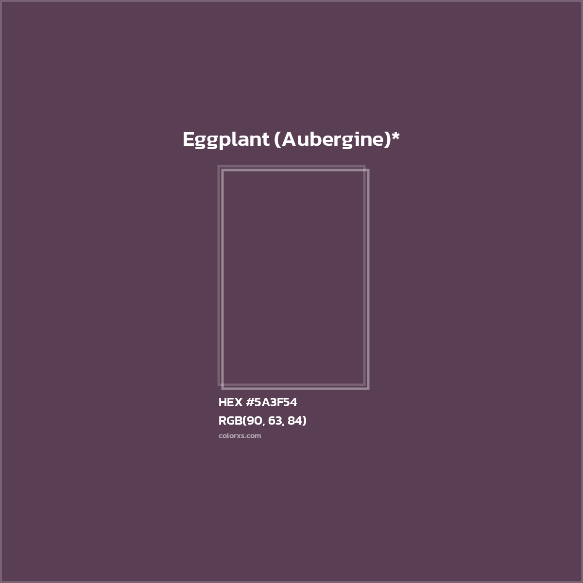 HEX #5A3F54 Color Name, Color Code, Palettes, Similar Paints, Images