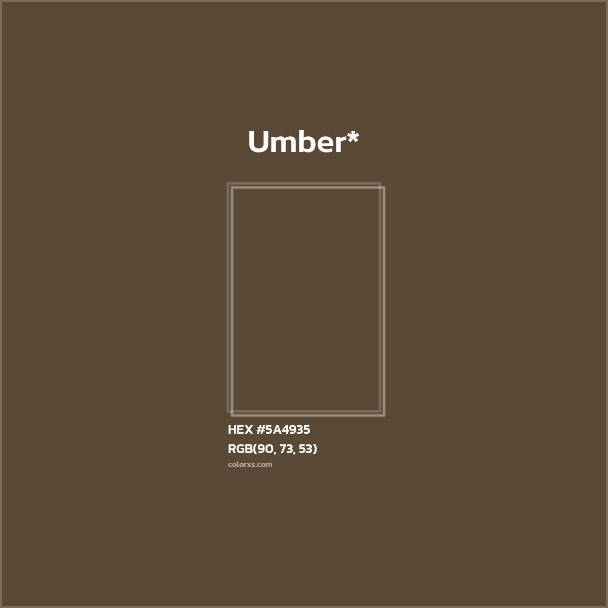 HEX #5A4935 Color Name, Color Code, Palettes, Similar Paints, Images