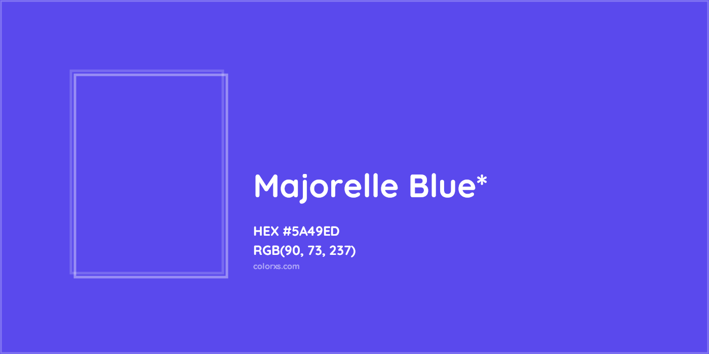 HEX #5A49ED Color Name, Color Code, Palettes, Similar Paints, Images
