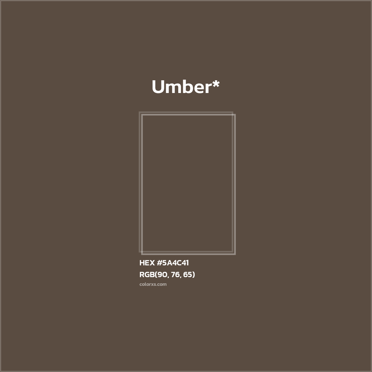 HEX #5A4C41 Color Name, Color Code, Palettes, Similar Paints, Images