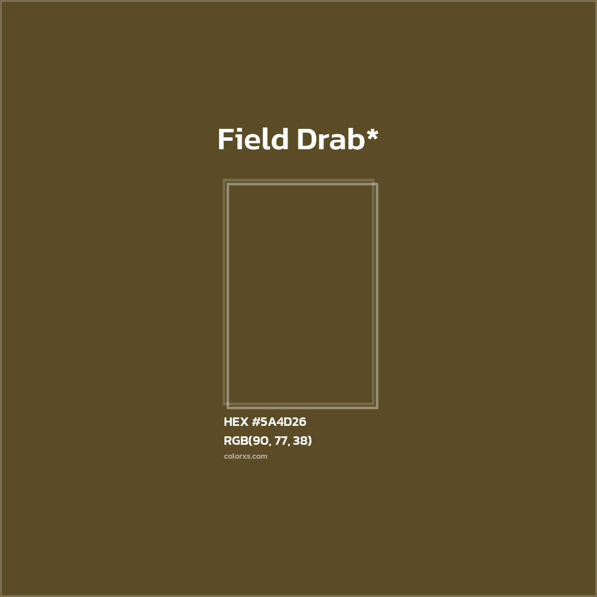 HEX #5A4D26 Color Name, Color Code, Palettes, Similar Paints, Images