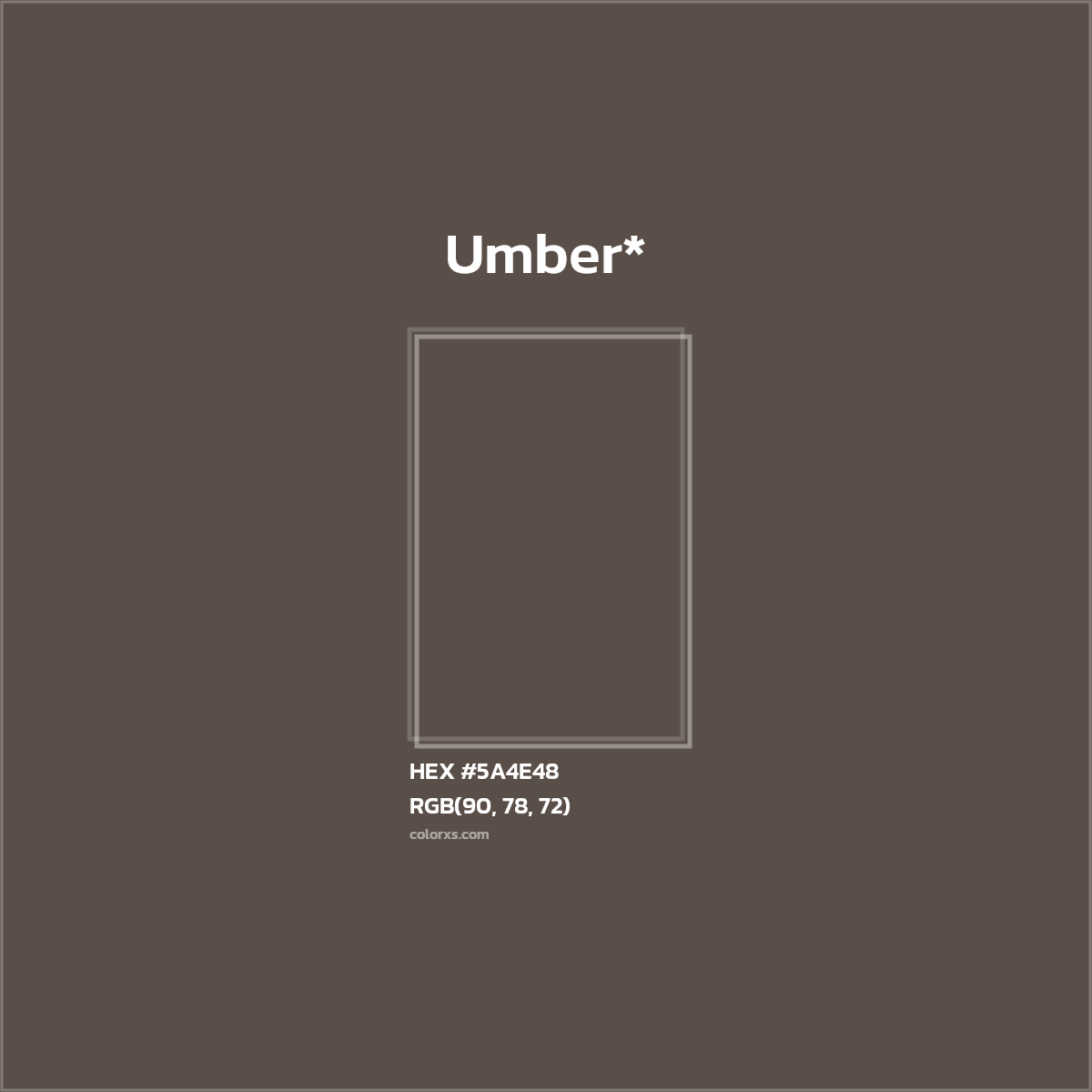 HEX #5A4E48 Color Name, Color Code, Palettes, Similar Paints, Images