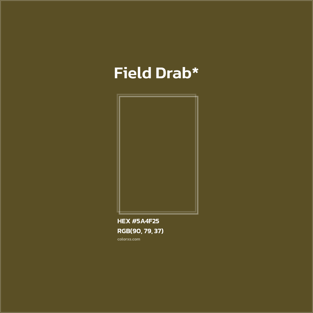 HEX #5A4F25 Color Name, Color Code, Palettes, Similar Paints, Images