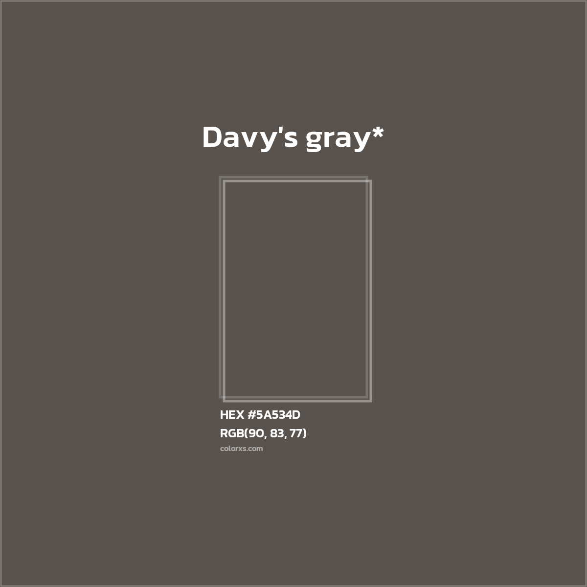 HEX #5A534D Color Name, Color Code, Palettes, Similar Paints, Images