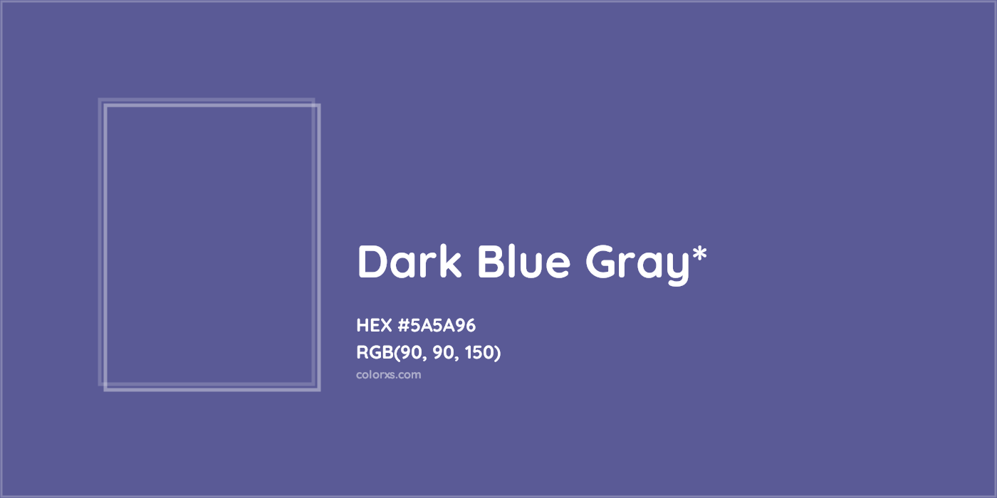 HEX #5A5A96 Color Name, Color Code, Palettes, Similar Paints, Images