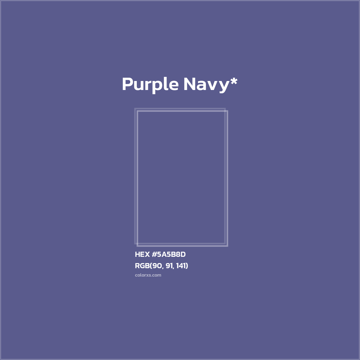HEX #5A5B8D Color Name, Color Code, Palettes, Similar Paints, Images