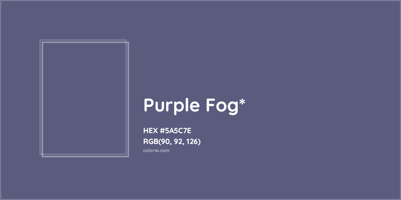 HEX #5A5C7E Color Name, Color Code, Palettes, Similar Paints, Images
