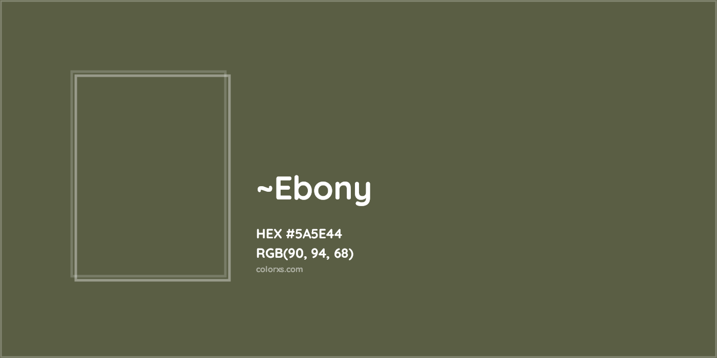 HEX #5A5E44 Color Name, Color Code, Palettes, Similar Paints, Images