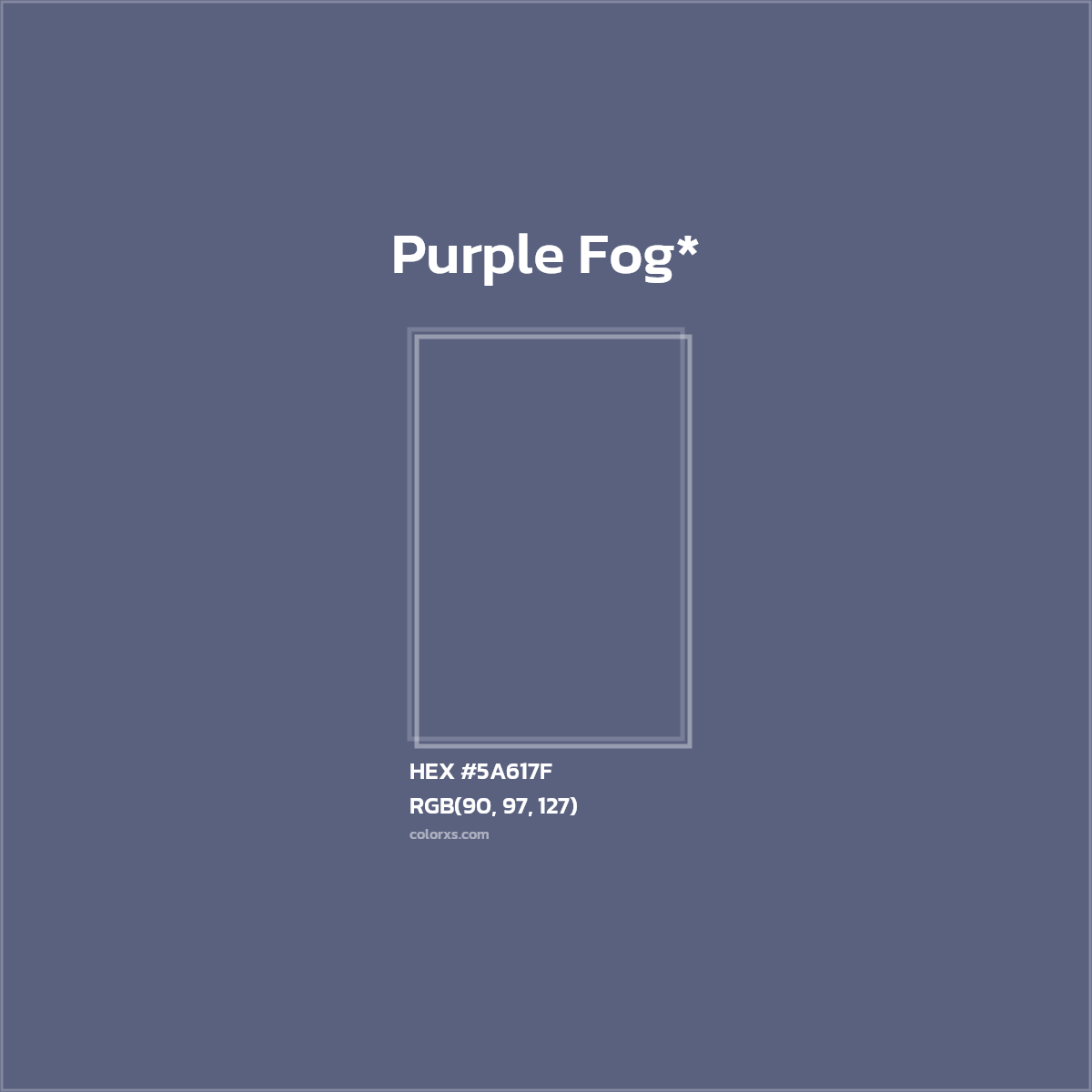 HEX #5A617F Color Name, Color Code, Palettes, Similar Paints, Images