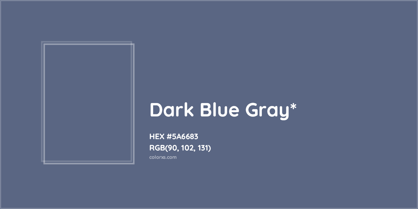 HEX #5A6683 Color Name, Color Code, Palettes, Similar Paints, Images