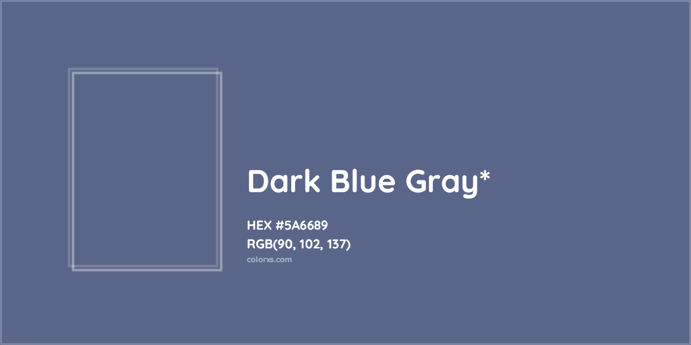 HEX #5A6689 Color Name, Color Code, Palettes, Similar Paints, Images