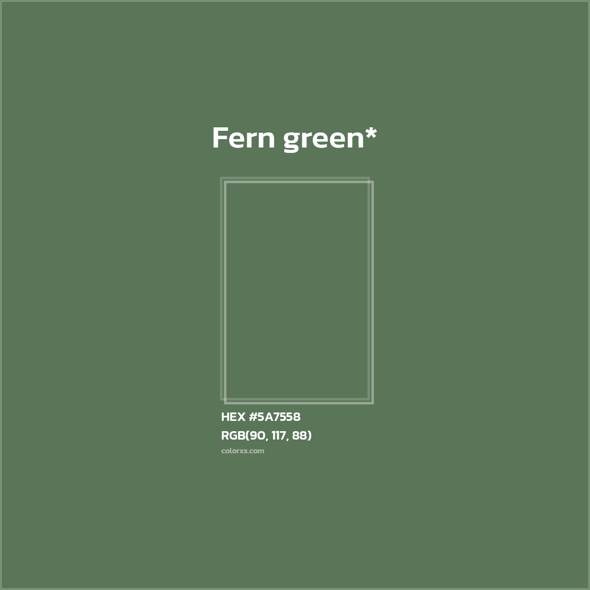 HEX #5A7558 Color Name, Color Code, Palettes, Similar Paints, Images