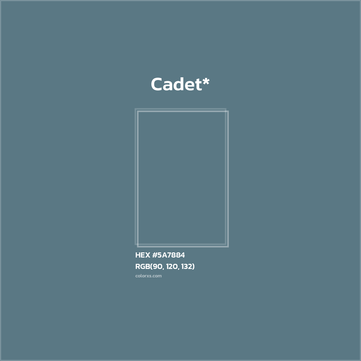 HEX #5A7884 Color Name, Color Code, Palettes, Similar Paints, Images