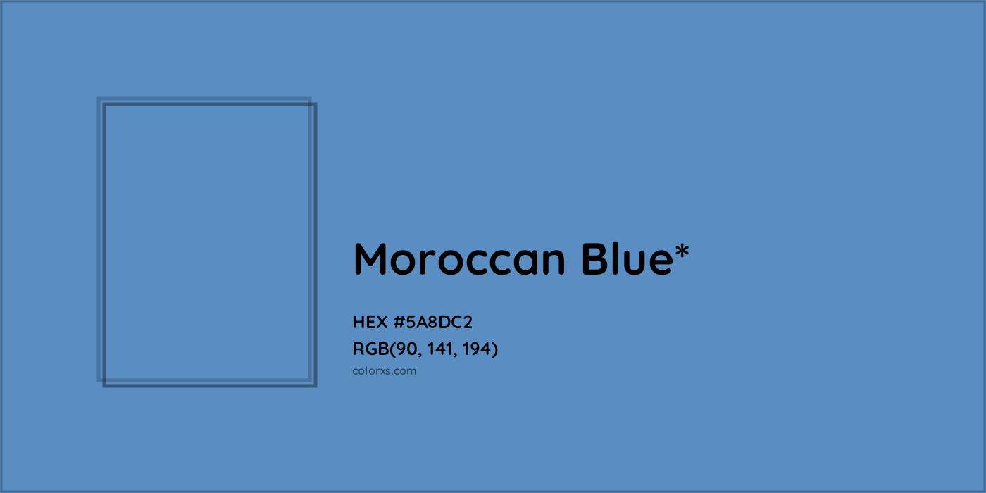 HEX #5A8DC2 Color Name, Color Code, Palettes, Similar Paints, Images