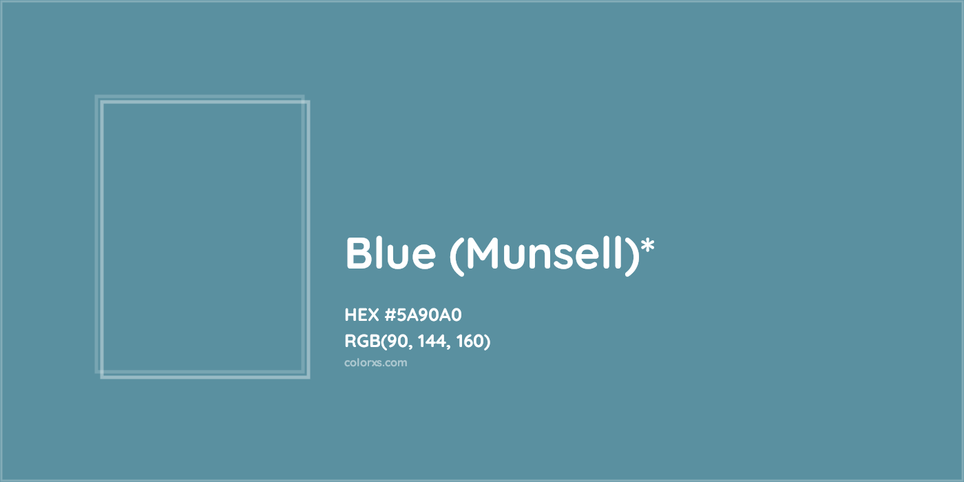 HEX #5A90A0 Color Name, Color Code, Palettes, Similar Paints, Images