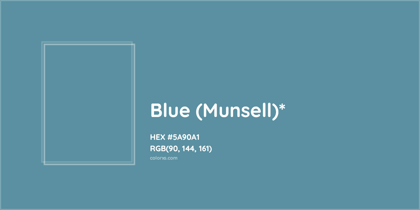 HEX #5A90A1 Color Name, Color Code, Palettes, Similar Paints, Images