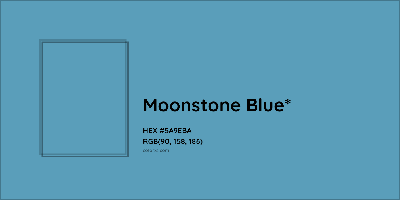 HEX #5A9EBA Color Name, Color Code, Palettes, Similar Paints, Images