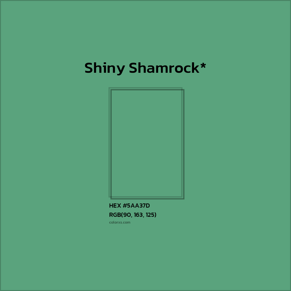 HEX #5AA37D Color Name, Color Code, Palettes, Similar Paints, Images