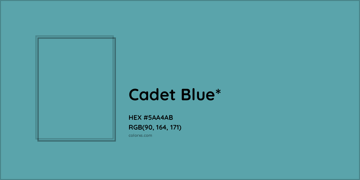 HEX #5AA4AB Color Name, Color Code, Palettes, Similar Paints, Images