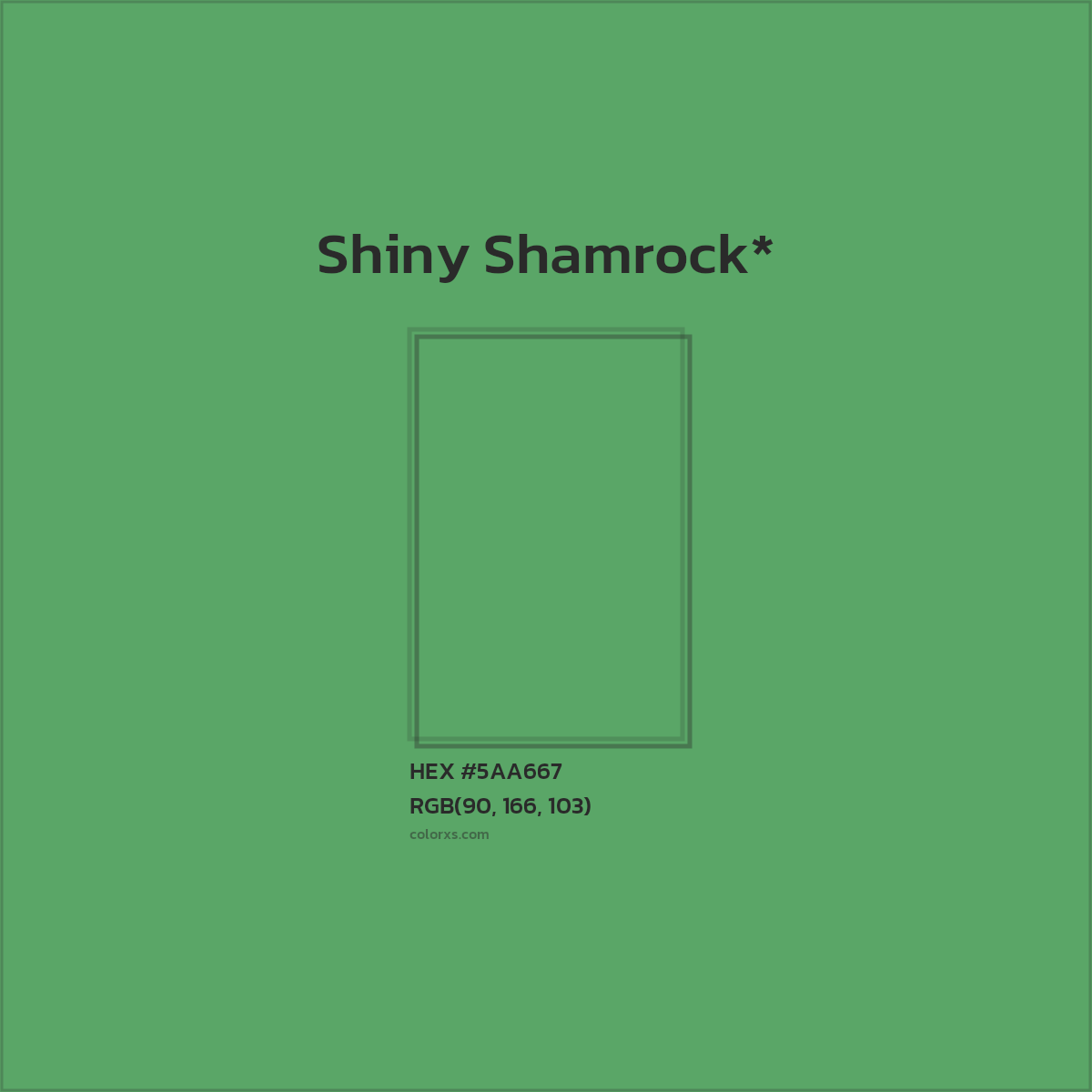 HEX #5AA667 Color Name, Color Code, Palettes, Similar Paints, Images