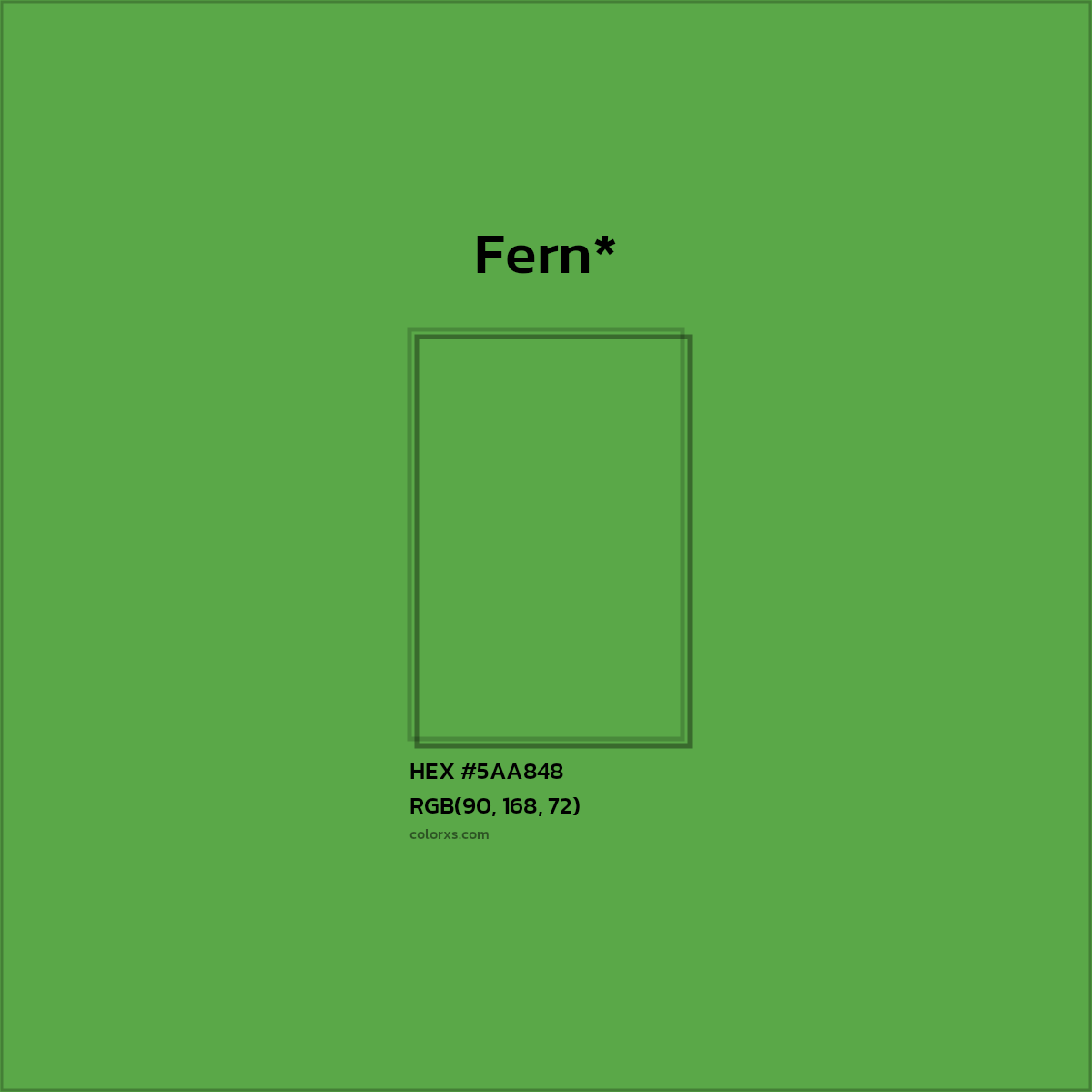 HEX #5AA848 Color Name, Color Code, Palettes, Similar Paints, Images