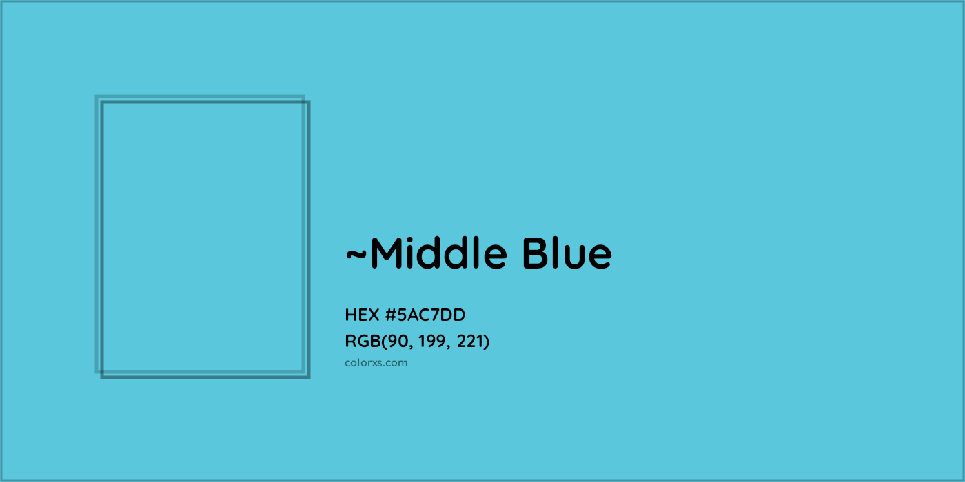 HEX #5AC7DD Color Name, Color Code, Palettes, Similar Paints, Images