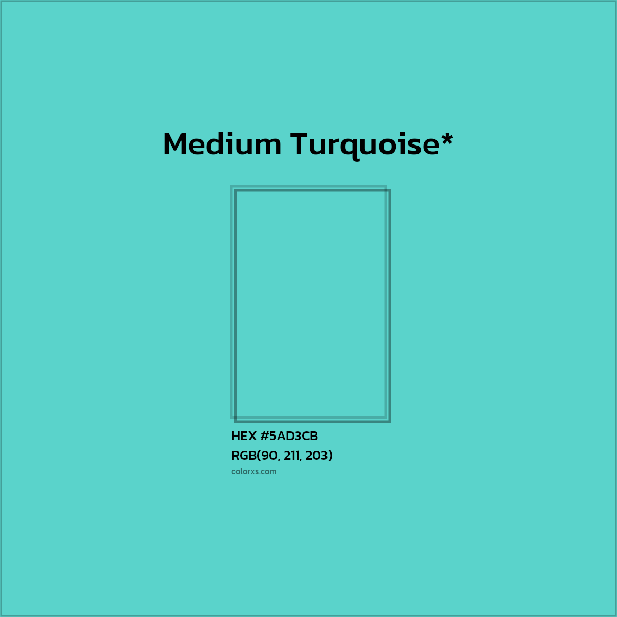 HEX #5AD3CB Color Name, Color Code, Palettes, Similar Paints, Images