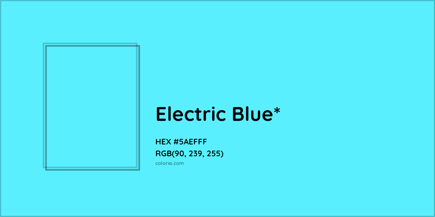 HEX #5AEFFF Color Name, Color Code, Palettes, Similar Paints, Images