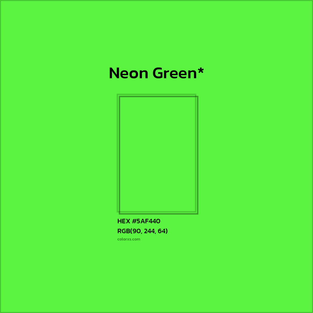 HEX #5AF440 Color Name, Color Code, Palettes, Similar Paints, Images