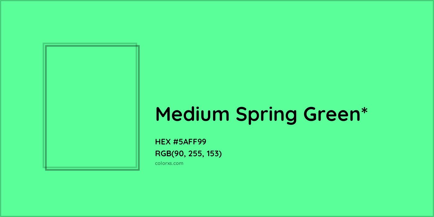 HEX #5AFF99 Color Name, Color Code, Palettes, Similar Paints, Images