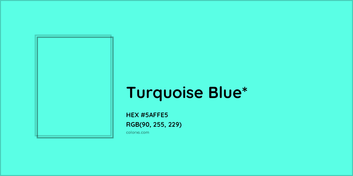 HEX #5AFFE5 Color Name, Color Code, Palettes, Similar Paints, Images