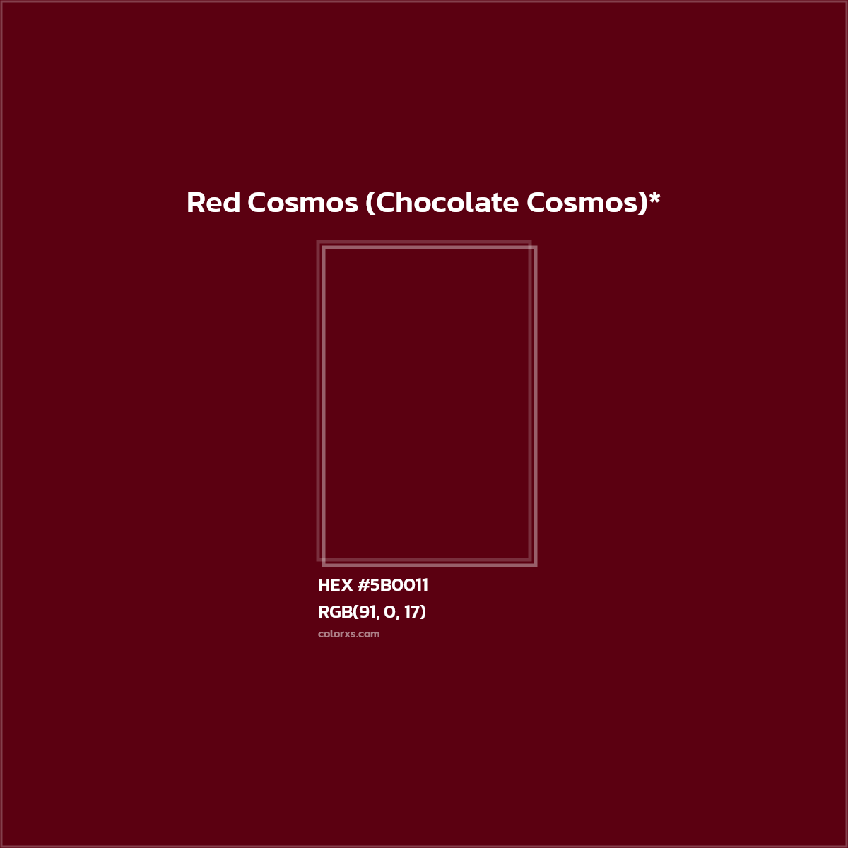 HEX #5B0011 Color Name, Color Code, Palettes, Similar Paints, Images